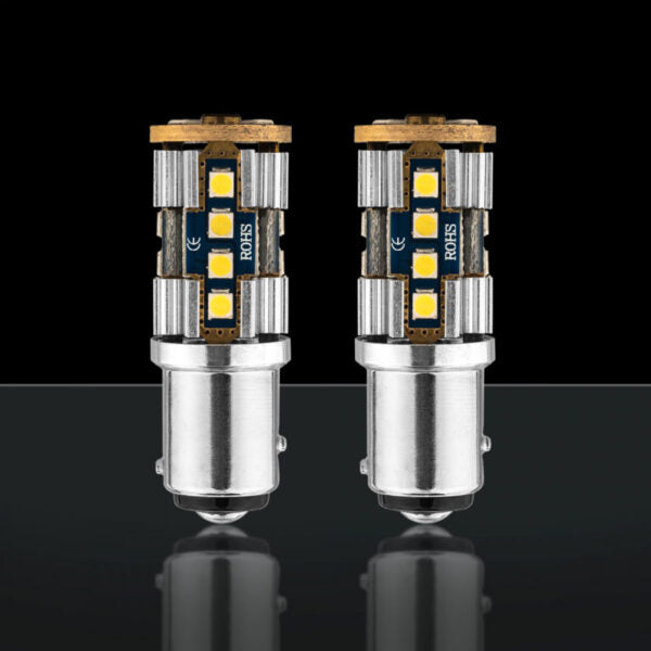 2-pack ba15d 1157 p21 5w bay15d 20smd 3030