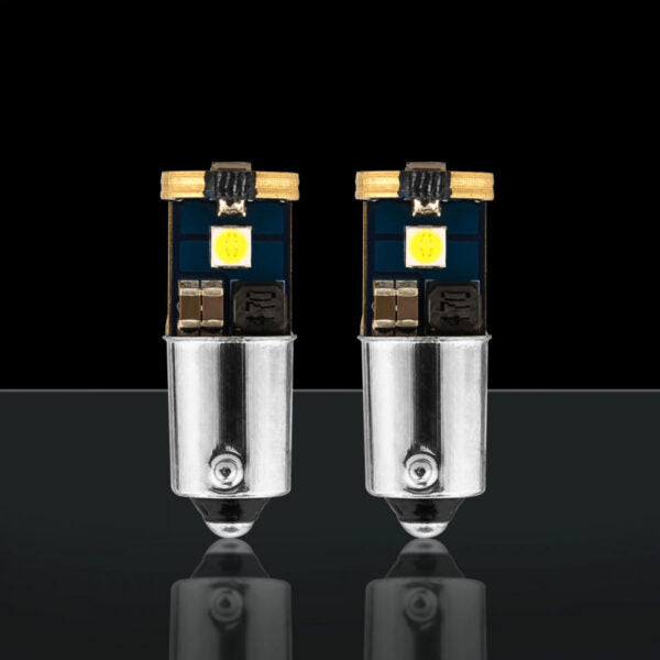 2 pack ba9s led light t4w h6w h21w