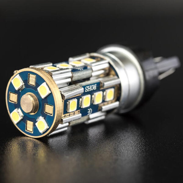 2-pack t20 7443 w21 5w wedge led light