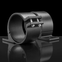76mm-81mm tube clamp bull bar mounting brackets black