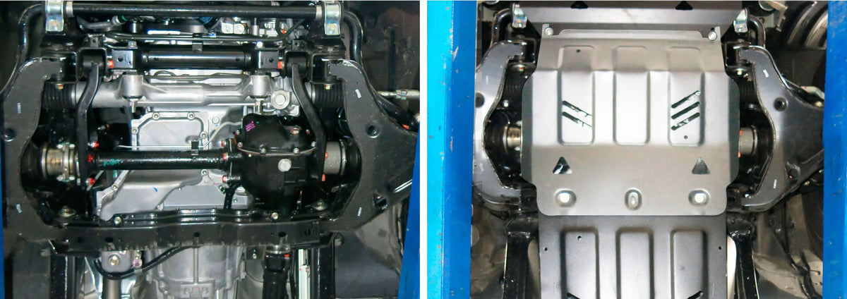 RIVAL 4X4 ALLOY ENGINE BASH PLATE - MITSUBISHI TRITON 2015-2023 + PAJERO SPORT 2015+