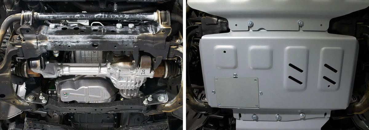 RIVAL 4X4 ALLOY ENGINE BASH PLATE - NISSAN NAVARA D23 2015+/NAVARA D40 2005-2015
