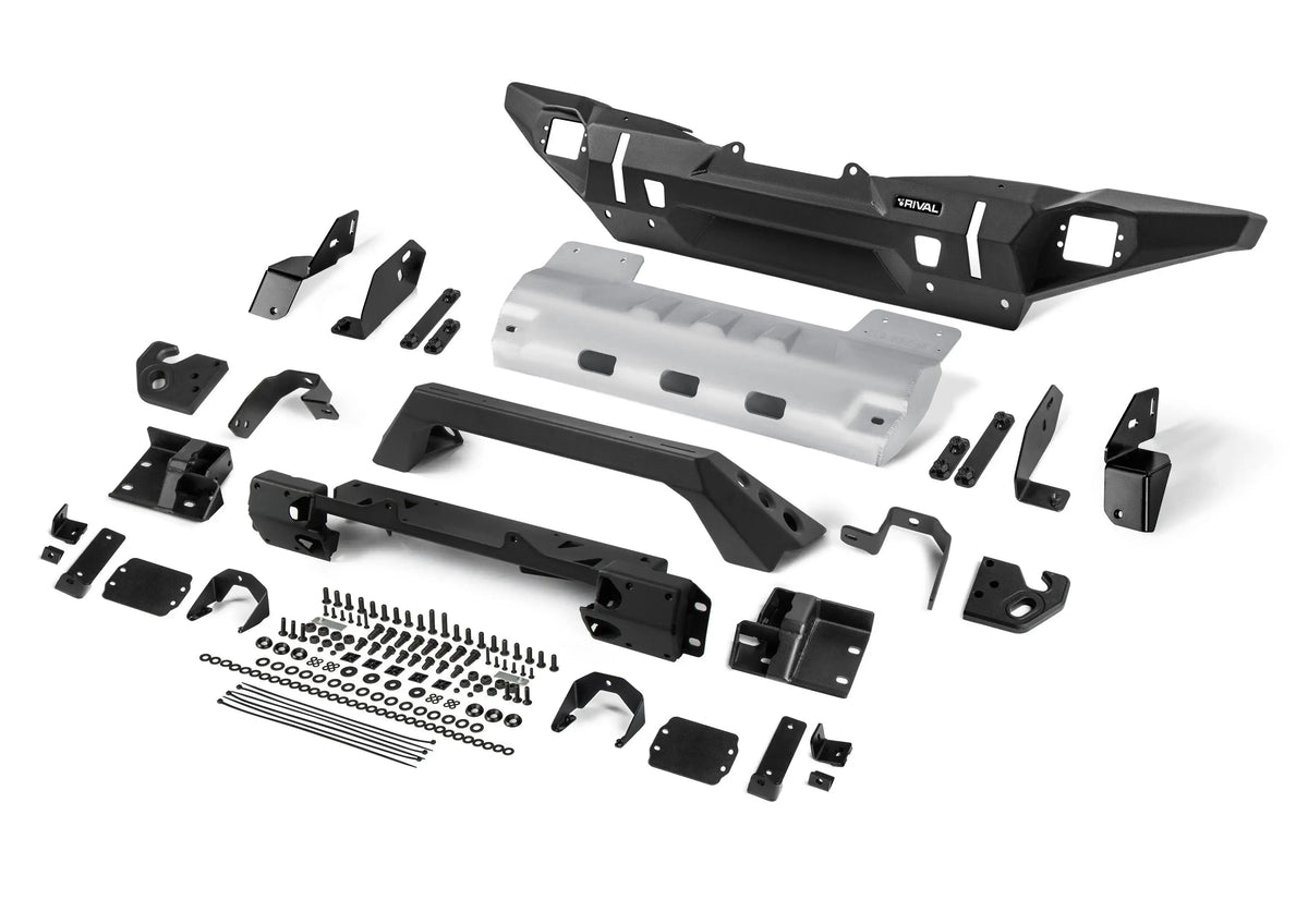 RIVAL 4X4 FRONT ALLOY BAR - JEEP WRANGLER 2007+ & GLADIATOR 2020+