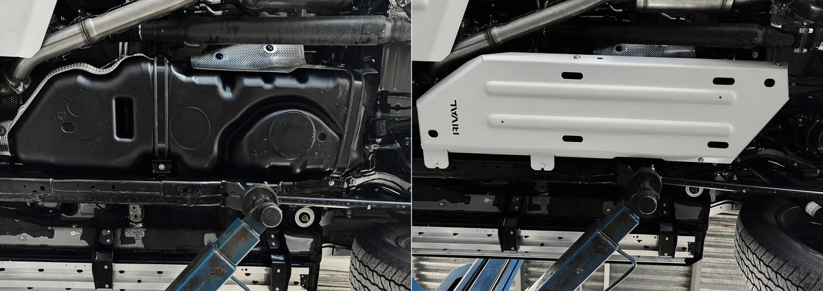 RIVAL 4X4 ALLOY FUEL TANK BASH PLATE - TOYOTA PRADO 250 2024+ (V2.8D, AT, 4WD)