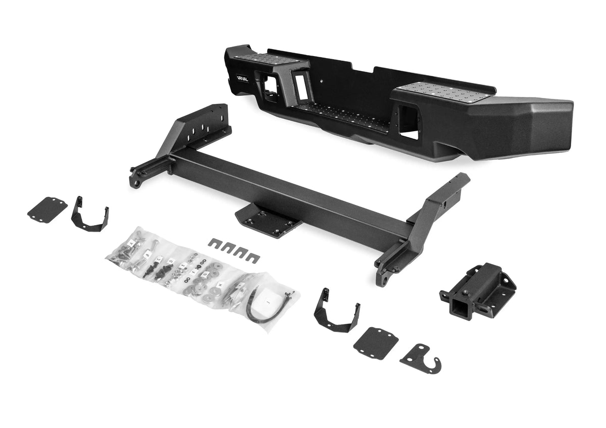 RIVAL 4X4 REAR ALLOY BAR - MITSUBISHI TRITON MQ 2015-2019