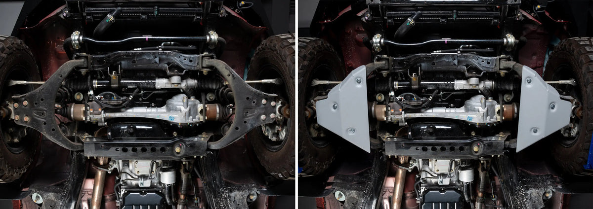 RIVAL 4X4 ALLOY LOWER CONTROL ARM BASH PLATES - ISUZU DMAX/MAZDA BT50 2021+
