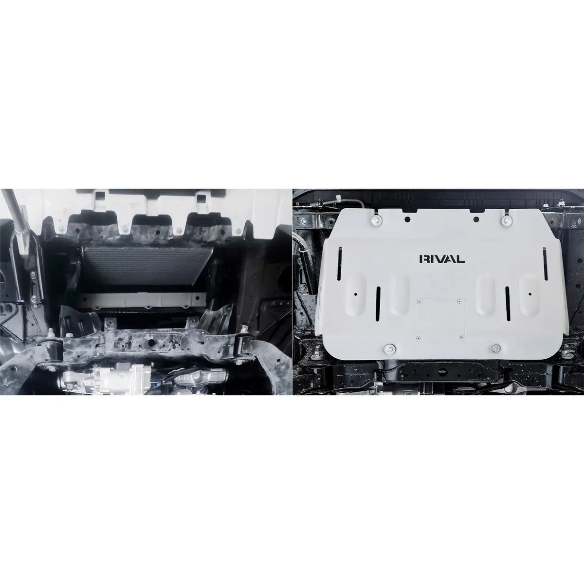 RIVAL 4X4 ALLOY RADIATOR BASH PLATE - NISSAN PATROL Y63