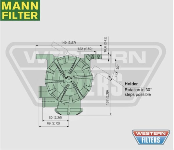 MANN FILTER DIAGRAM