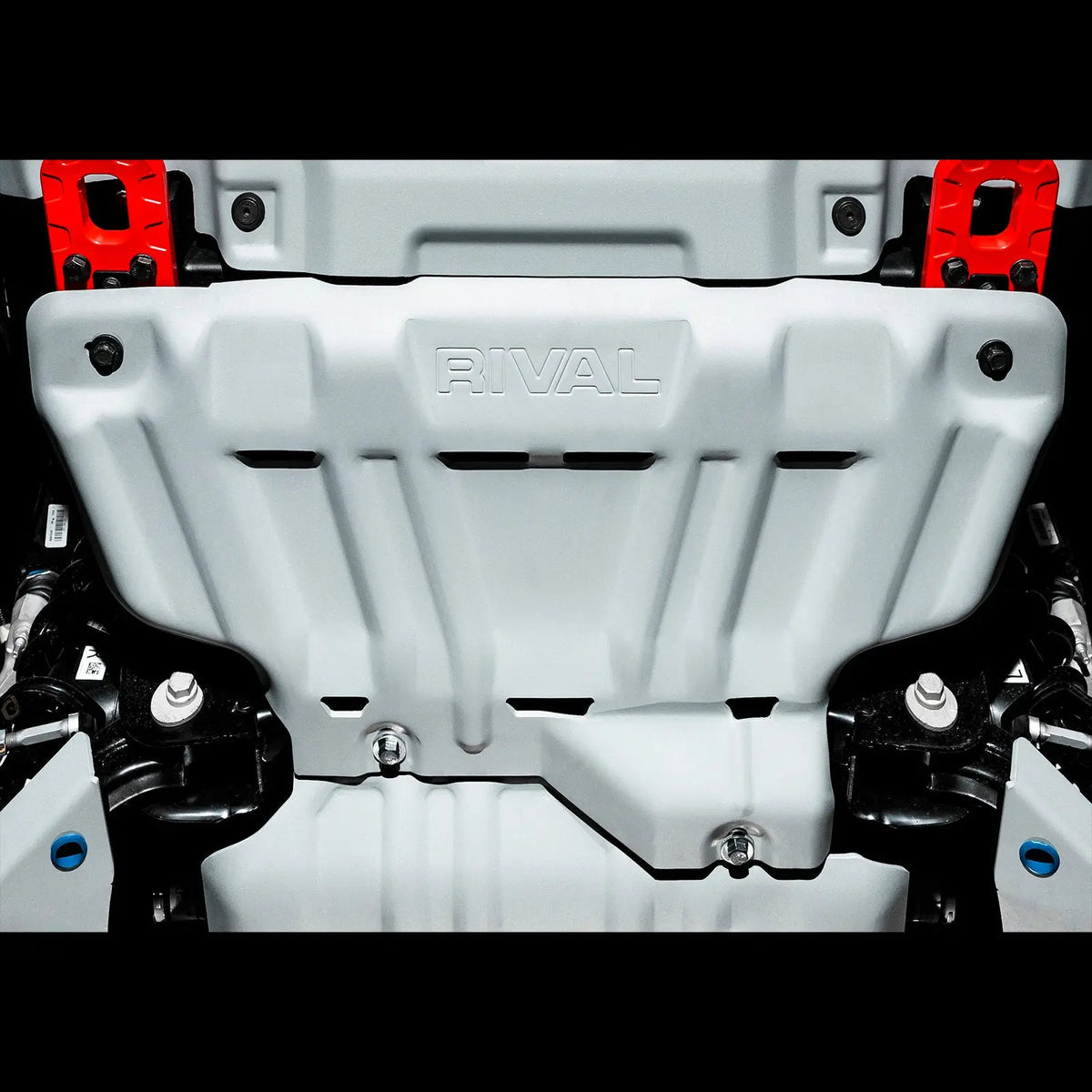 RIVAL 4X4 ALLOY SET OF 2 BASH PLATES - RADIATOR & ENGINE - FORD NEXT GEN RANGER/EVEREST/VW AMAROK 2023+