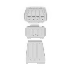 RIVAL 4X4 ALLOY SET OF 3 BASH PALTES - FORD RANGER 2012-2022