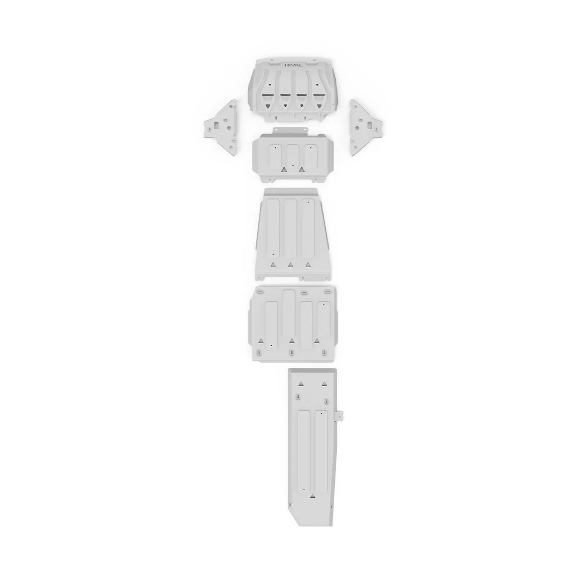 RIVAL 4X4 ALLOY SET OF 6 BASH PLATES -FORD RANGER 2012-2022