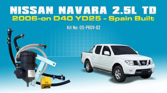 WESTERN FILTERS NISSAN NAVARA 2006-2015 D40 2.5L TD YD25 (SPAIN BUILT) PATHFINDER R51 - PROVENT CATCH CAN KIT