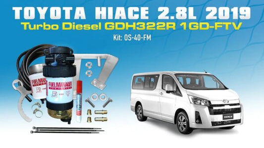 WESTERN FILTERS TOYOTA HIACE (2019+) FUEL MANAGER PRE-FILTER KIT