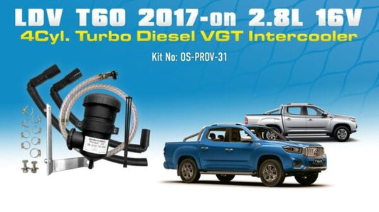 WESTERN FILTERS LDV MAXUS T60 (2017+) 2.8L TURBO DIESEL 4CYL. VGT INTERCOOLER - PROVENT CATCH CAN KIT