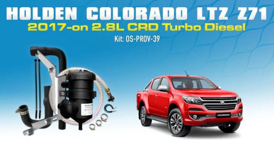 WESTERN FILTERS HOLDEN COLORADO TRAILBLAZER 2.8L DIESEL 2017 - 2020 DURAMAX LTZ Z71 - PROVENT OIL CATCH CAN KIT