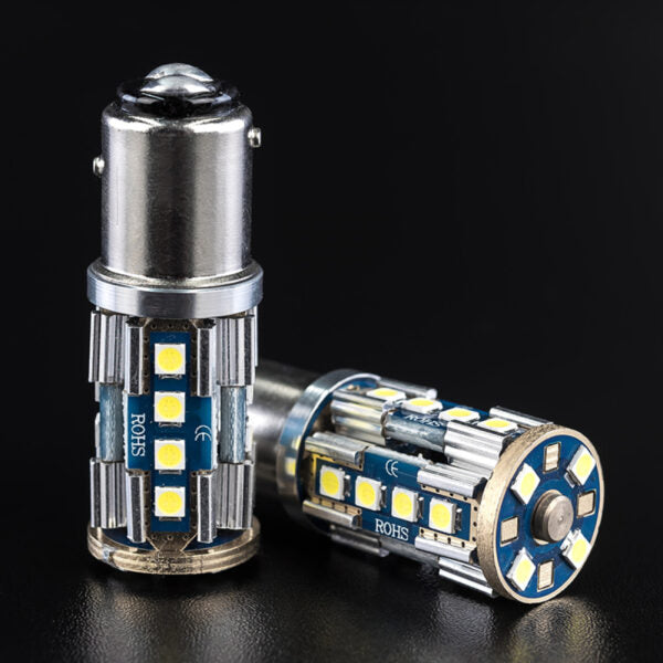 2-pack ba15d 1157 p21 5w bay15d 20smd 3030