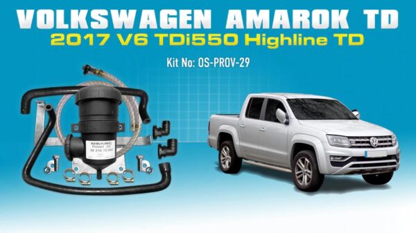 WESTERN FILTERS VW AMAROK 2017-2023 3.0L V6 TDI550 - MANN PROVENT OIL CATCH CAN KIT