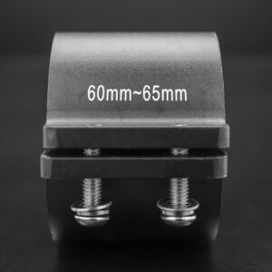 60mm-to-65mm tube clamp bull bar mounting brackets black