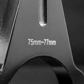 60mm-to-65mm tube clamp bull bar mounting brackets black