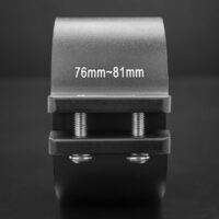 76mm-81mm tube clamp bull bar mounting brackets black