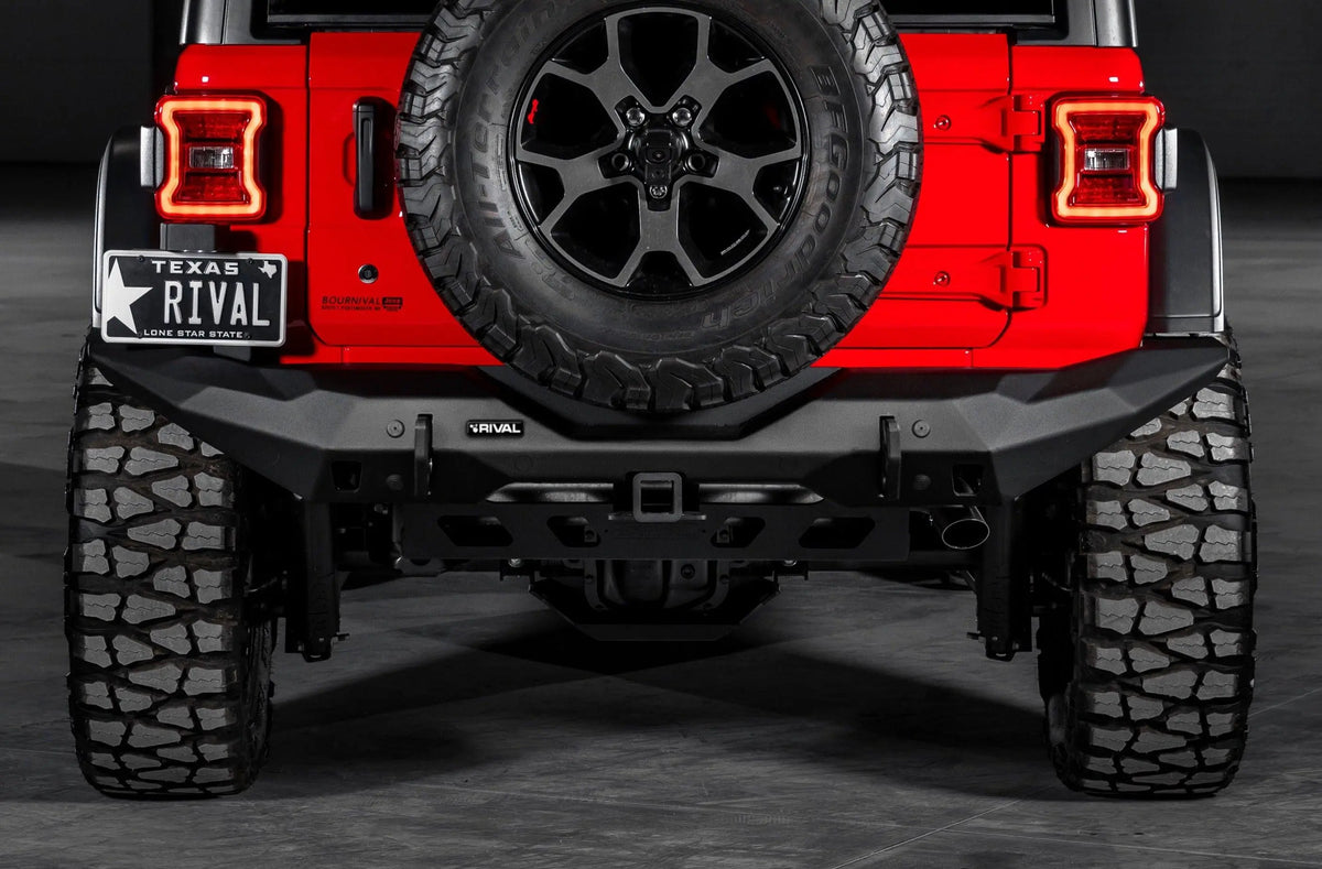 RIVAL 4X4 ALLOY REAR BAR - JEEP WRANGLER JL 2018+