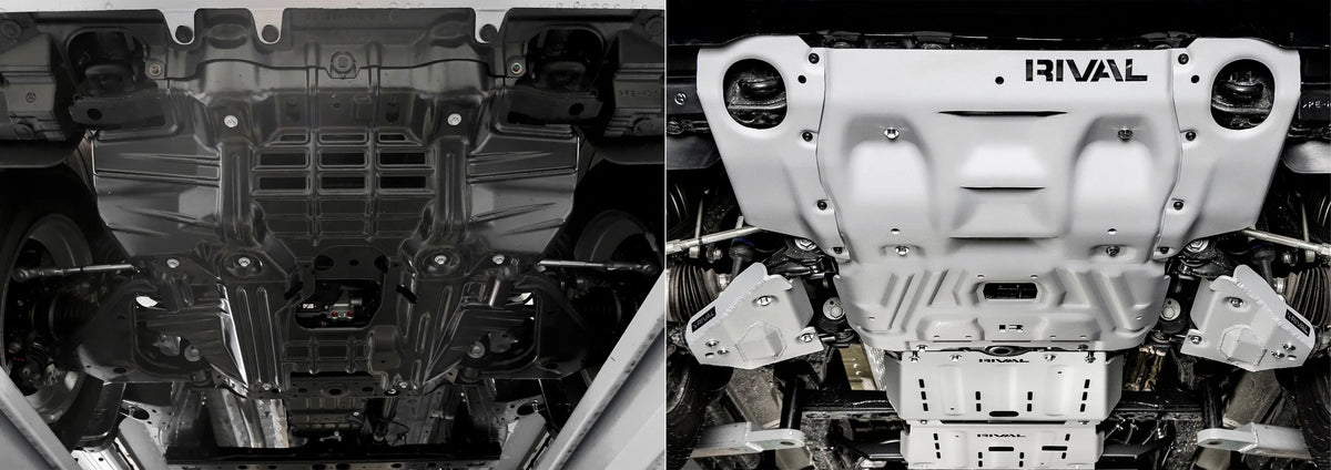 RIVAL 4X4 ALLOY ENGINE BASH PLATE - NEW DESIGN - TOYOTA HILUX/FORTUNER 2015-2025