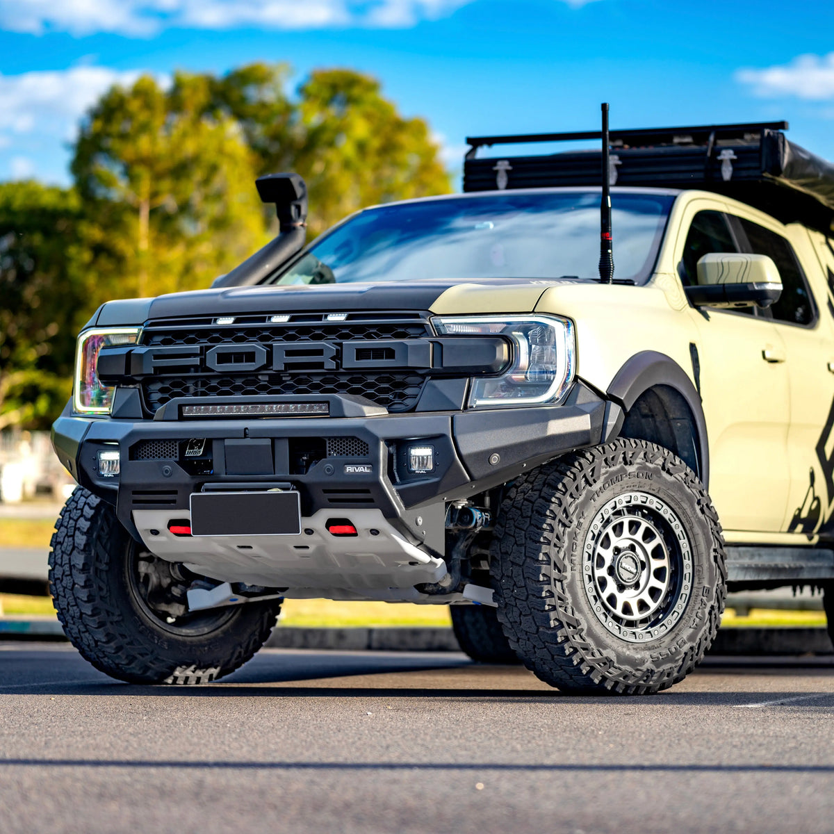 RIVAL 4X4 ALLOY FRONT BAR - FORD RANGER 2023+ NEXT GEN/EVEREST