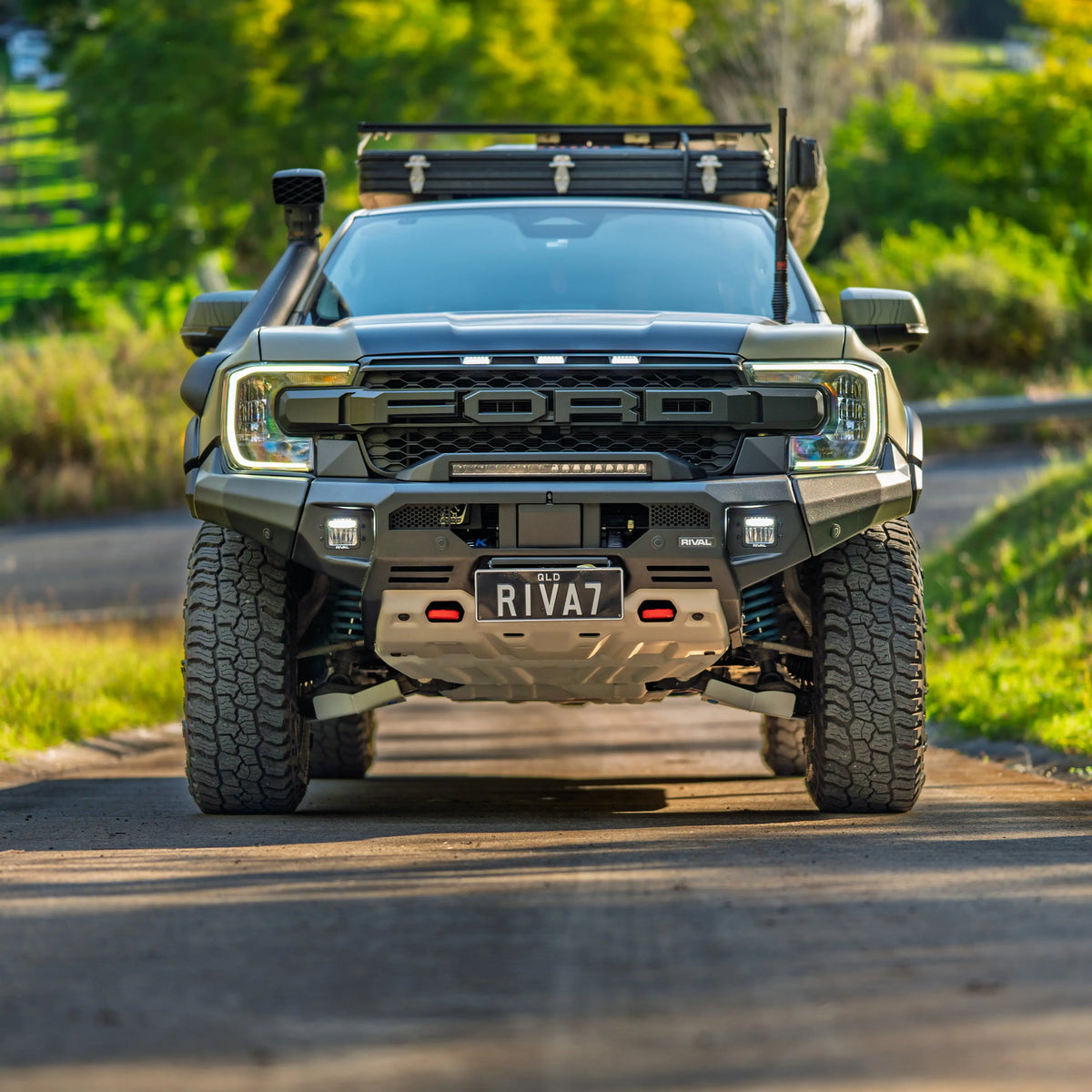 RIVAL 4X4 ALLOY FRONT BAR - FORD RANGER 2023+ NEXT GEN/EVEREST