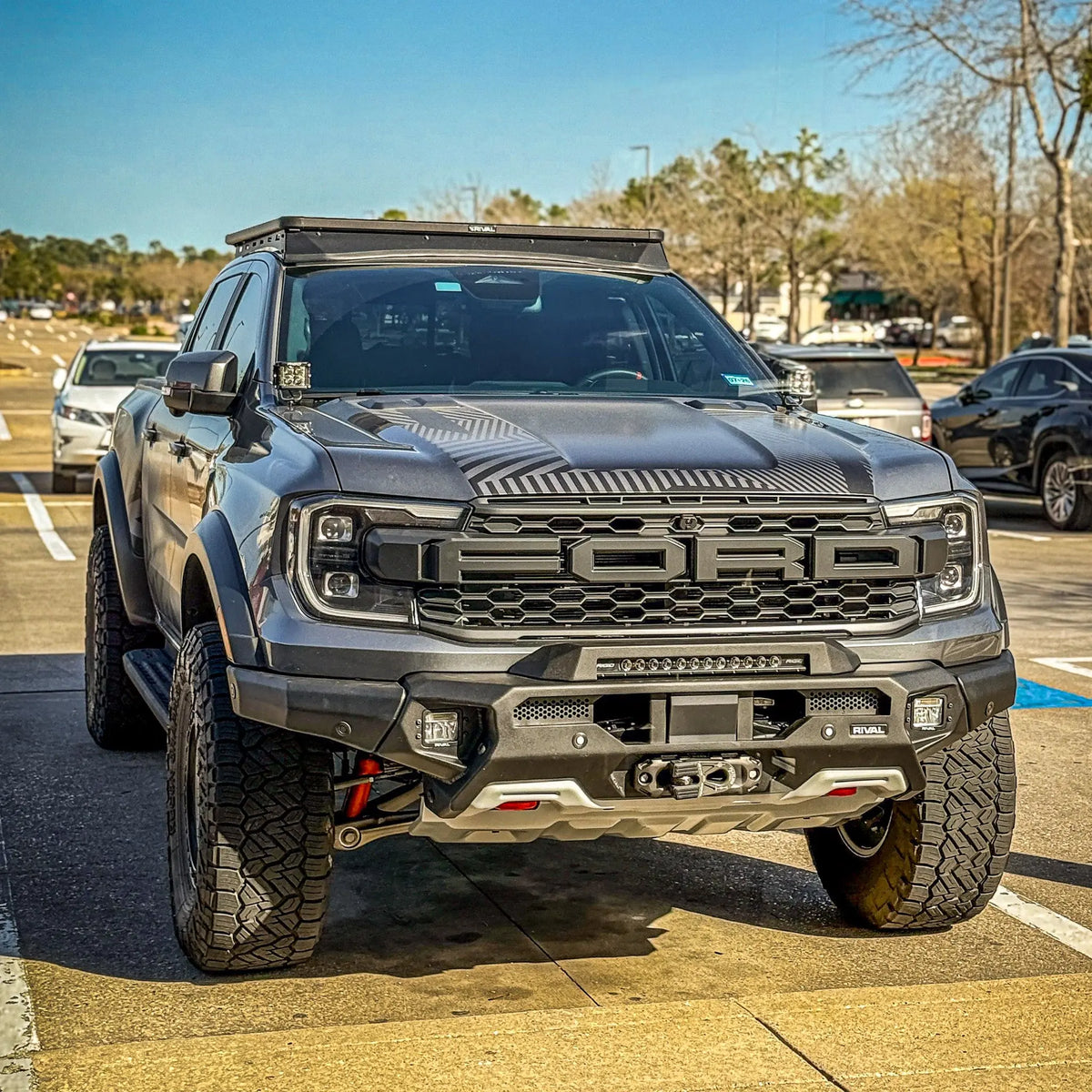 Ford Raptor Front Bar RIVAL 4X4 FRONT ALLOY BAR - FORD RAPTOR NEXT GEN 2022+