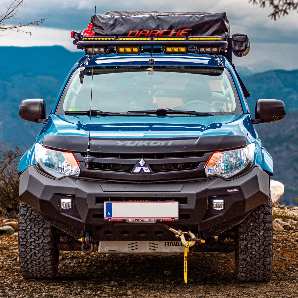 RIVAL 4X4 FRONT ALLOY BAR - MITSUBISHI TRITON MQ 2015-2019