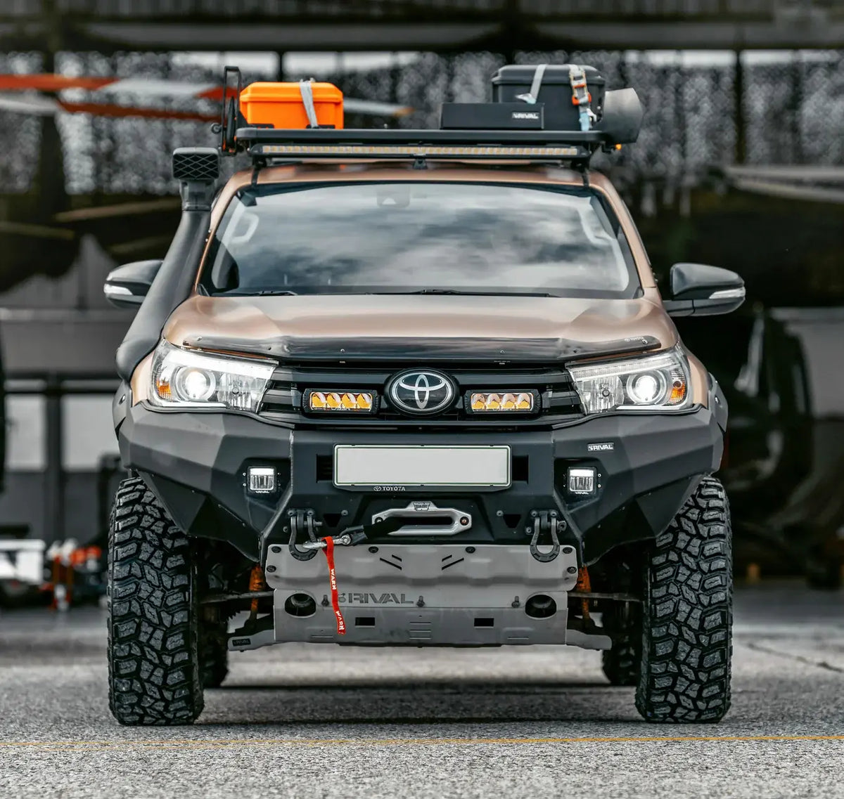 RIVAL 4X4 ALLOY FRONT BAR - TOYOTA HILUX 2015-2015