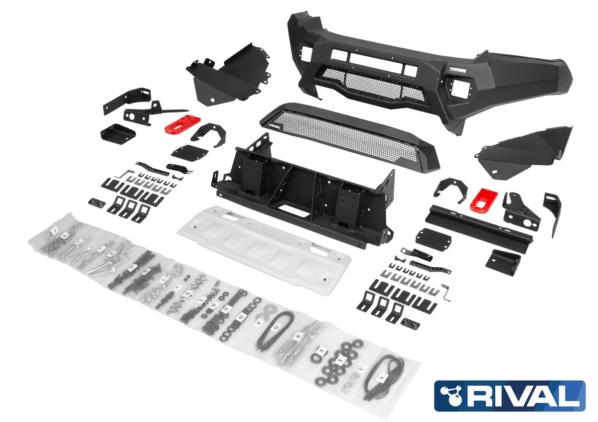 RIVAL 4X4 FRONT ALLOY BAR - TOYOTA HILUX 2022-04/2024