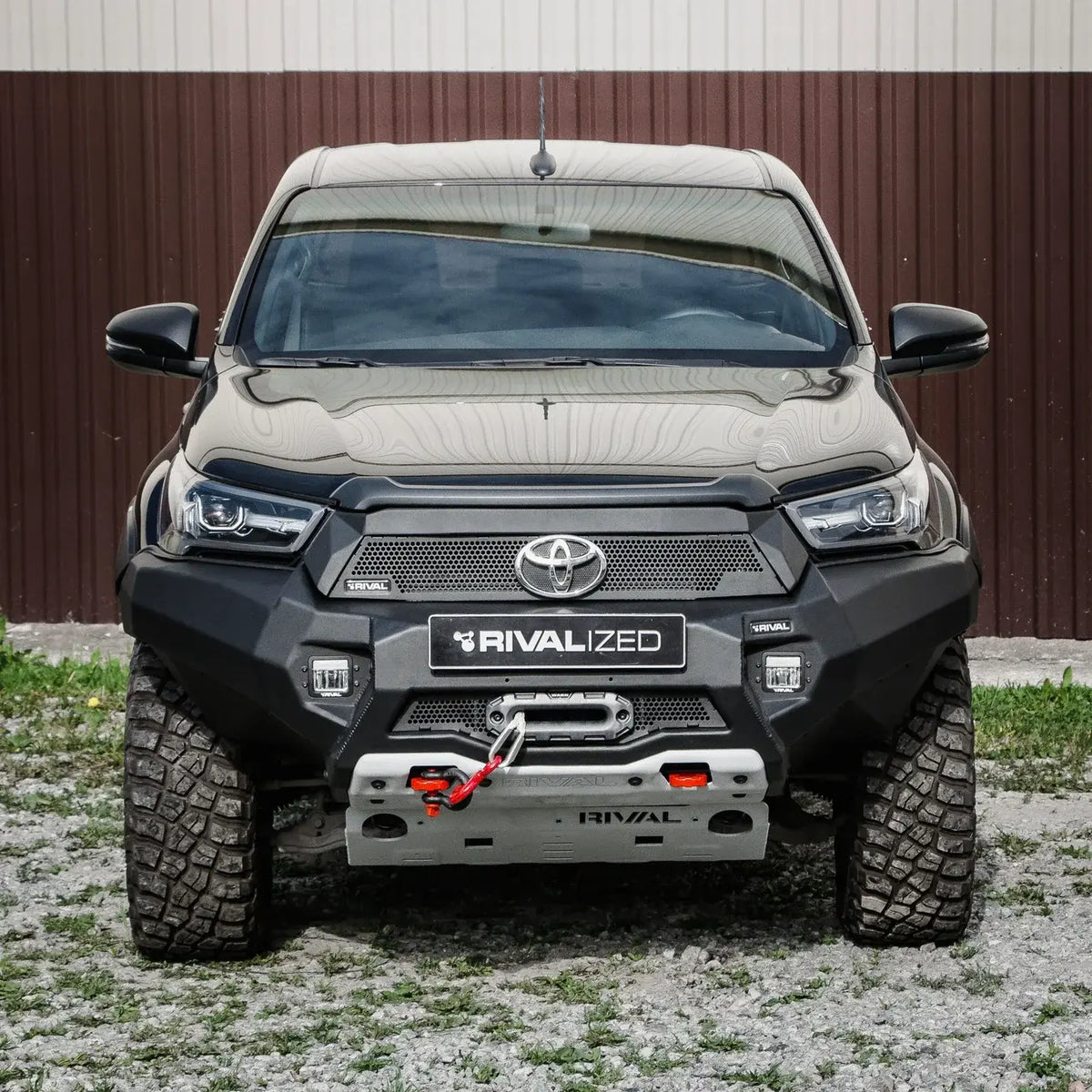 RIVAL 4X4 FRONT ALLOY BAR - TOYOTA HILUX 2022-04/2024