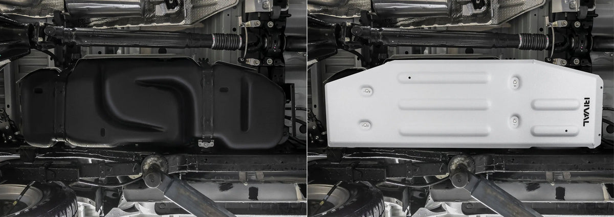 RIVAL 4X4 ALLOY FUEL TANK BASH PLATE - TOYOTA HILUX 2015-2025