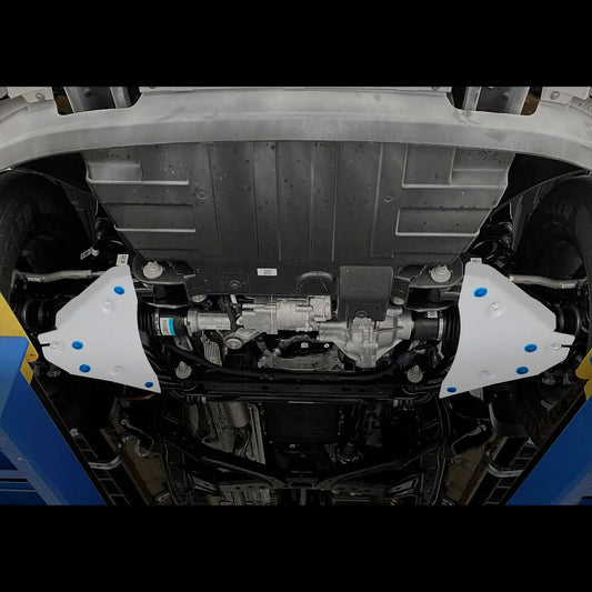 RIVAL 4X4 ALLOY LOWER CONTROL ARM BASH PLATES - FORD NEXT GEN RANGER/EVEREST/VW AMAROK 2023+