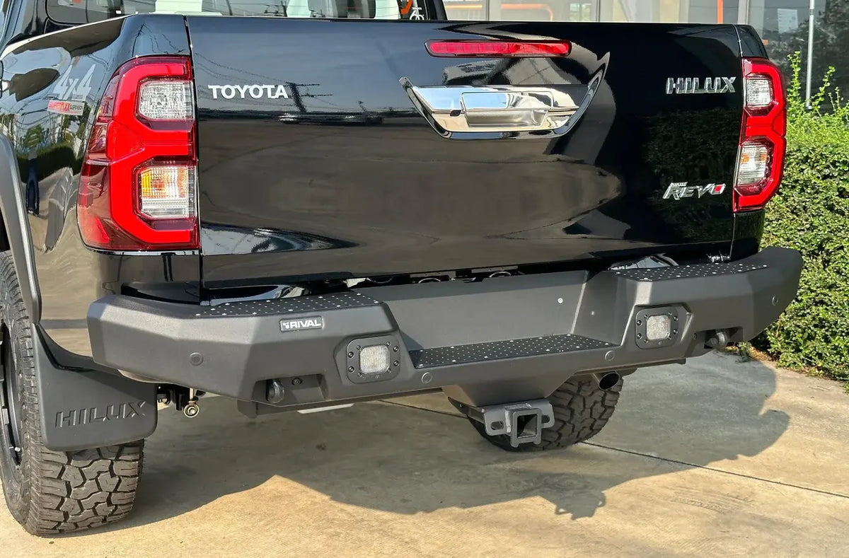 RIVAL 4X4 ALLOY REAR BAR - TOYOTA HILUX 2011+