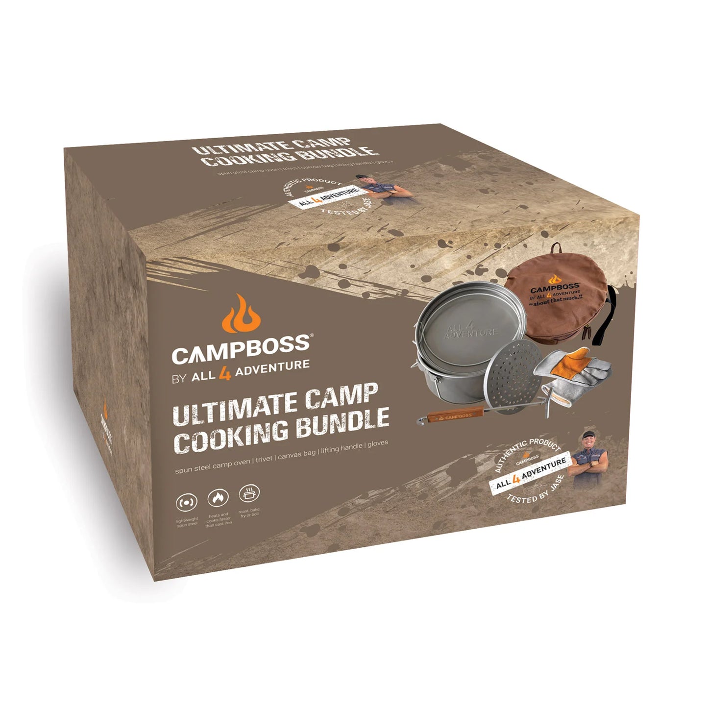 CAMPBOSS ULTIMATE CAMP COOKING BUNDLE