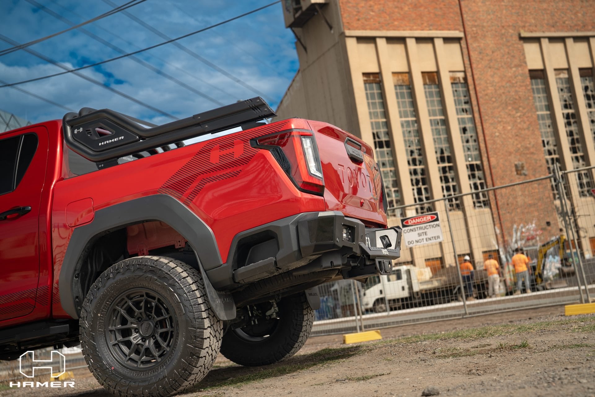 HAMER 4X4 NOVA REAR BAR - TOYOTA HILUX N90 2026+