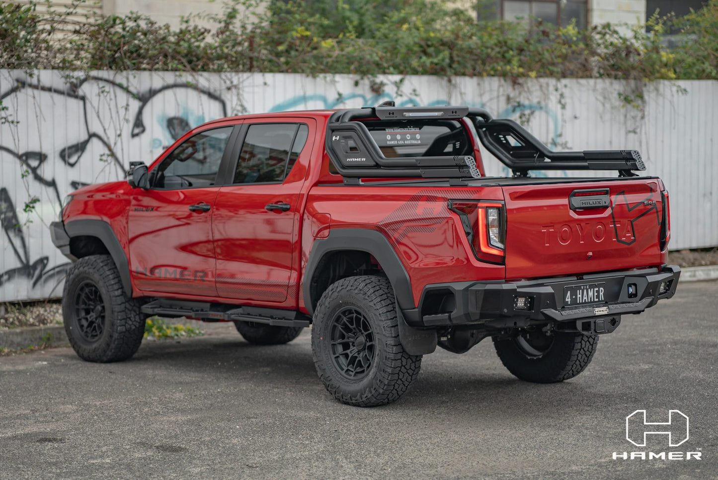HAMER 4X4 NOVA REAR BAR - TOYOTA HILUX N90 2026+