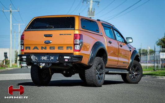 HAMER 4X4 REAR BAR M SERIES - FORD RANGER PX1 2012-2015