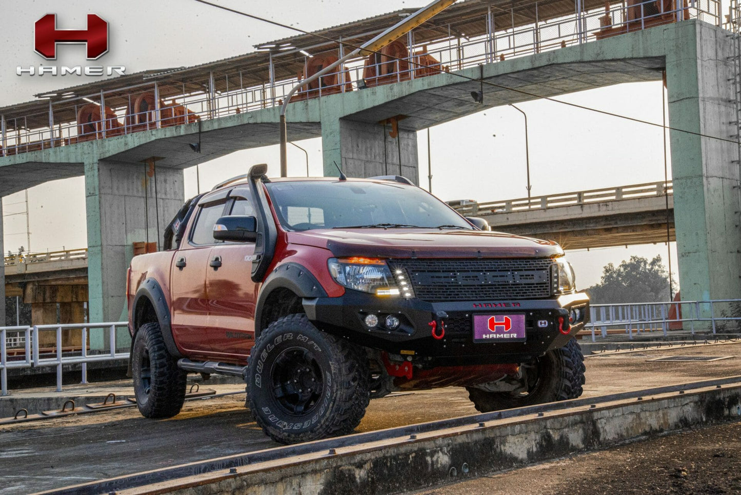 HAMER 4X4 KING SERIES BULL BAR - FORD RANGER PX1 2012-2015