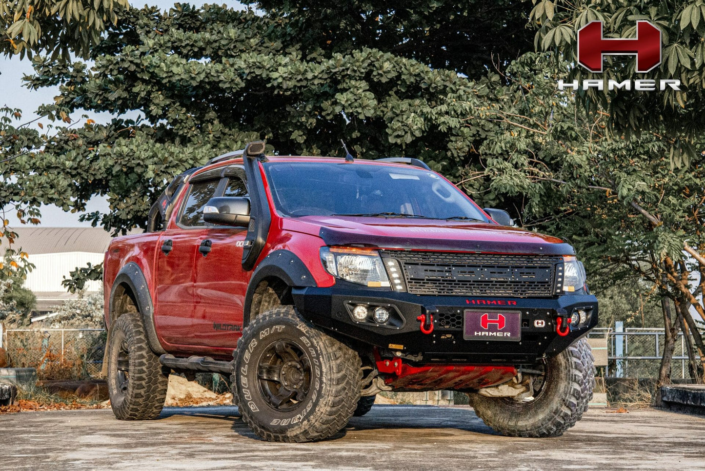 HAMER 4X4 KING SERIES BULL BAR - FORD RANGER PX1 2012-2015