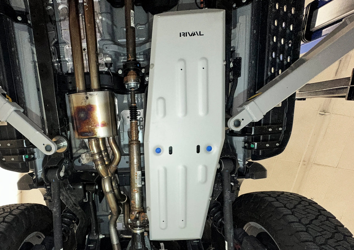 RIVAL 4X4 ALLOY FUEL TANK BASH PLATE - NEXT GEN FORD RANGER/RAPTOR/EVEREST 2022+