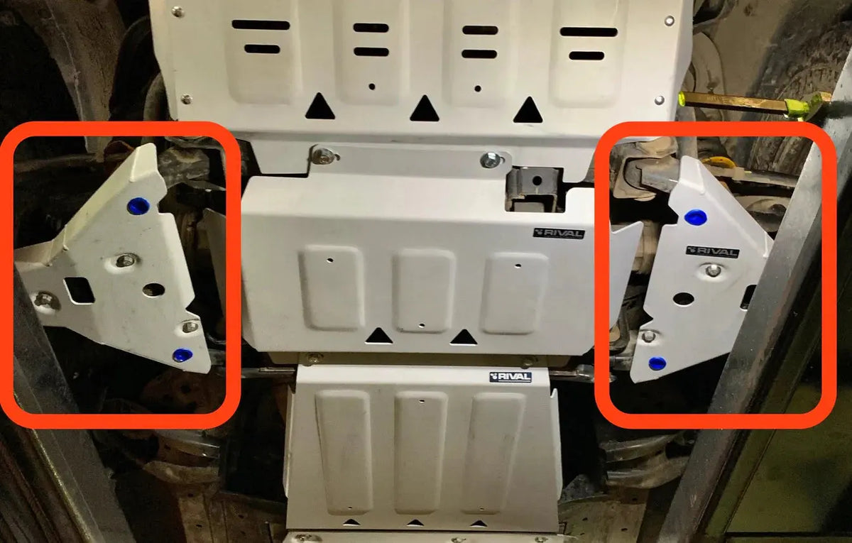 RIVAL 4X4 ALLOY LOWER CONTROL ARM BASH PLATE - FORD RANGER 2012-2022