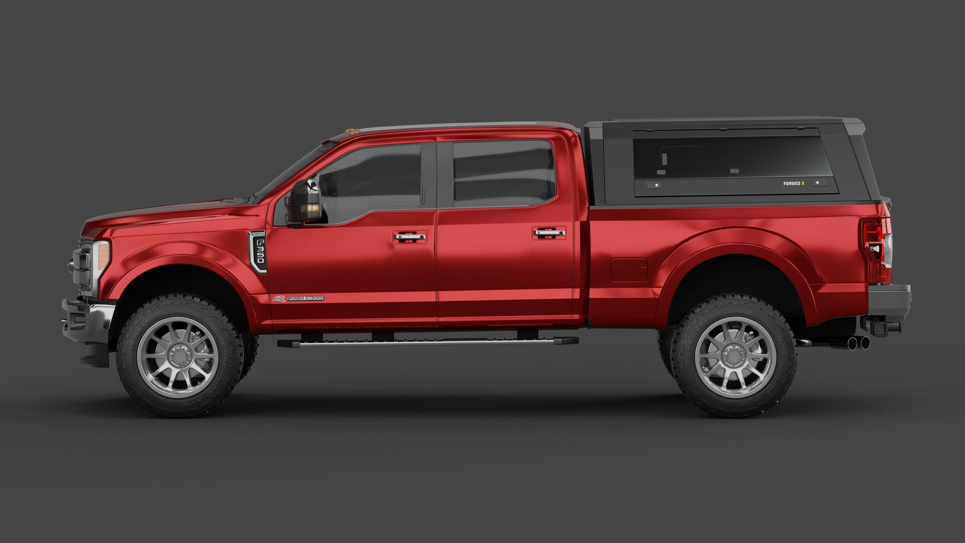 FORGED X ALLOY CANOPY - FORD F-350 SUPER DUTY 2017+ 6.75'' BOX