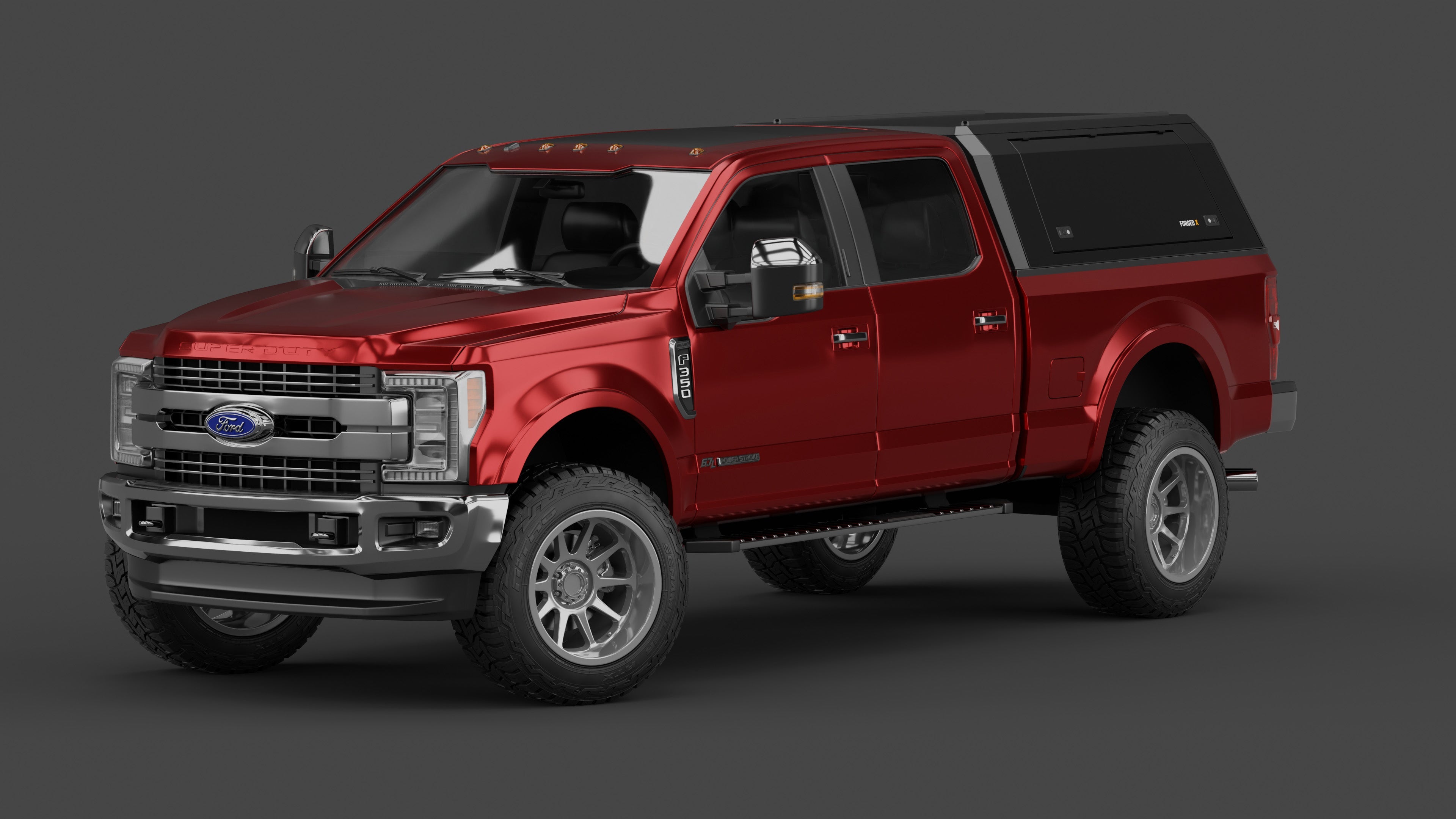 FORGED X ALLOY CANOPY - FORD F-350 SUPER DUTY 2017+ 6.75'' BOX