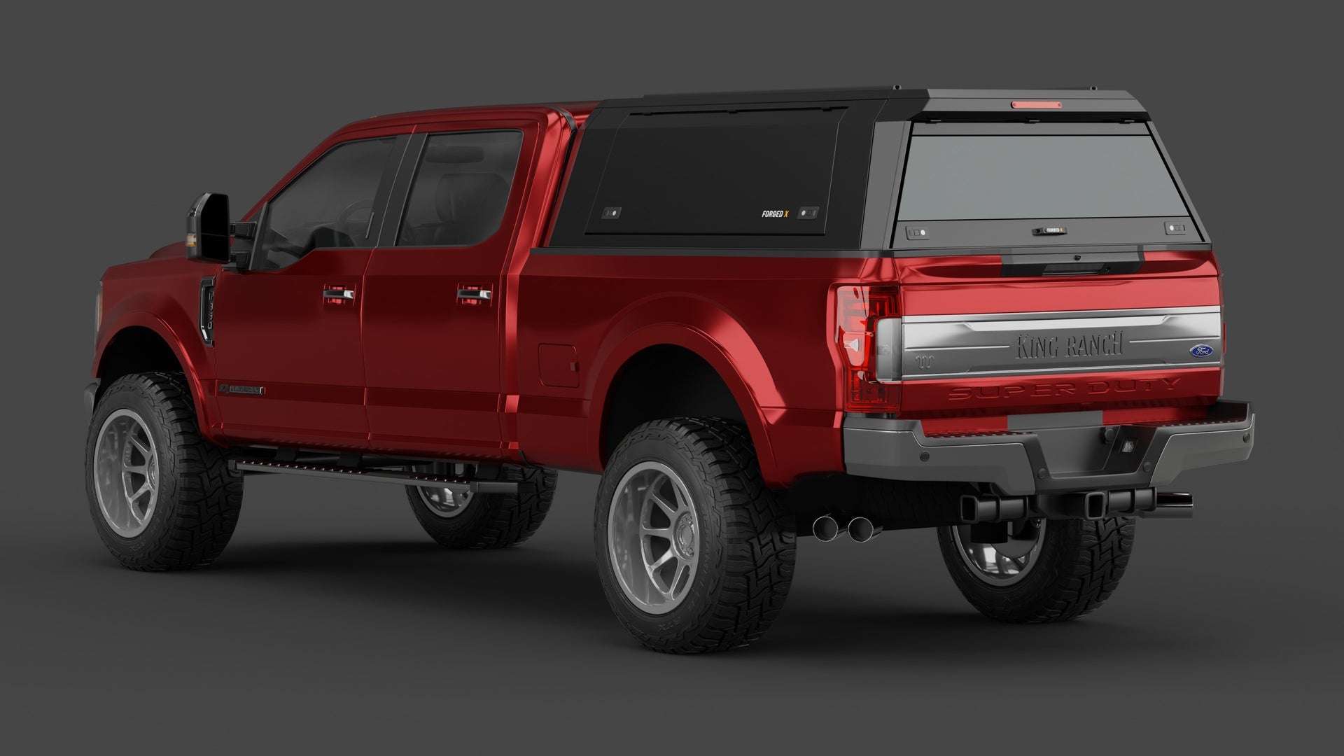 FORGED X ALLOY CANOPY - FORD F-350 SUPER DUTY 2017+ 6.75'' BOX
