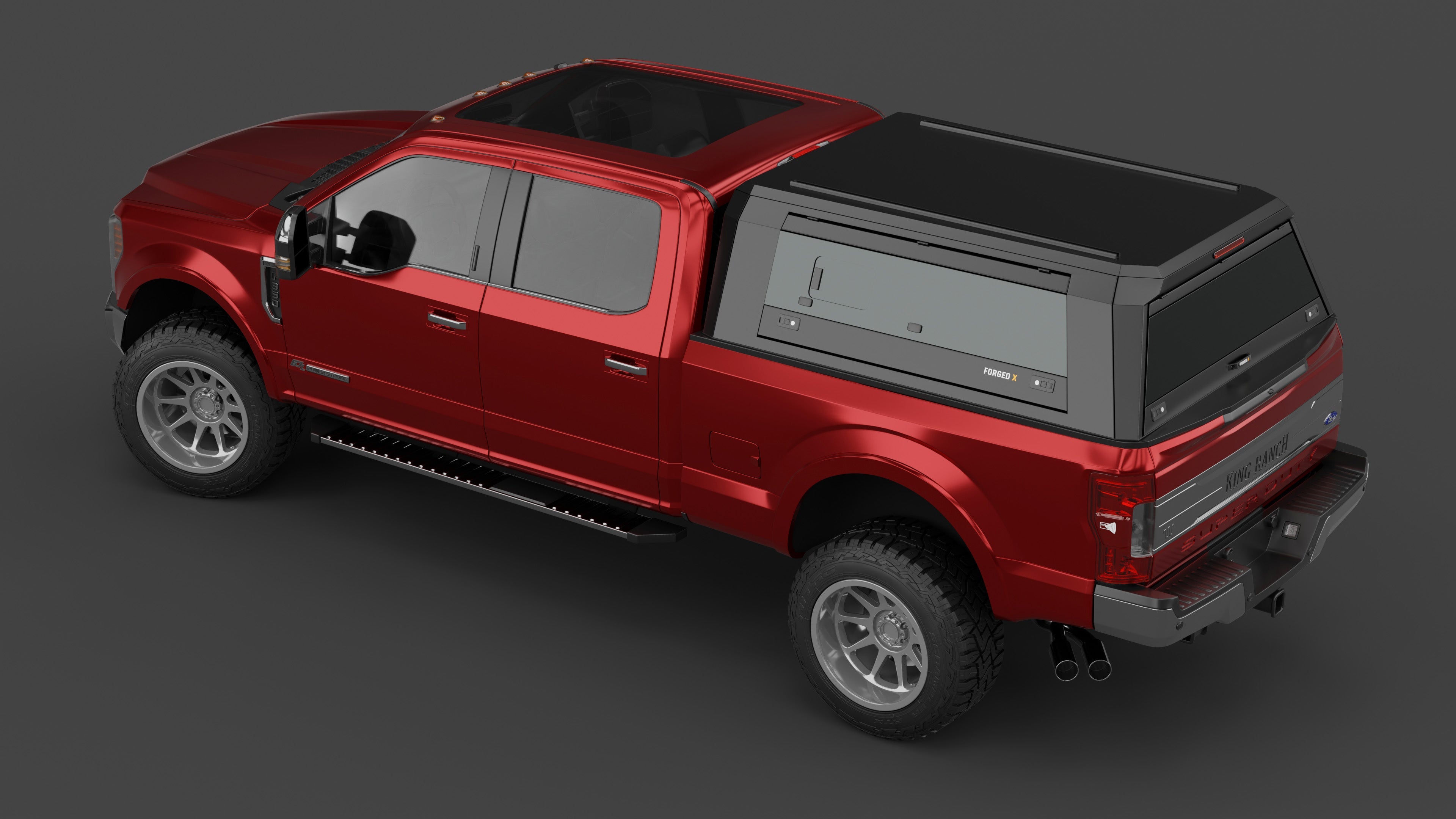 FORGED X ALLOY CANOPY - FORD F-350 SUPER DUTY 2017+ 6.75'' BOX