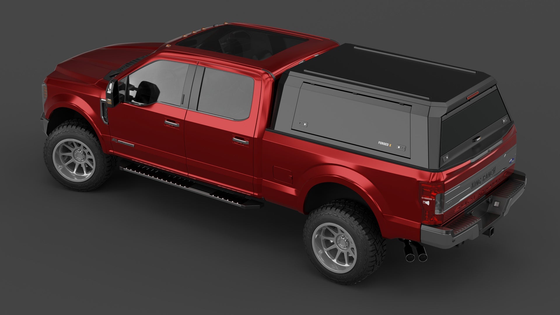 FORGED X ALLOY CANOPY - FORD F-350 SUPER DUTY 2017+ 6.75'' BOX