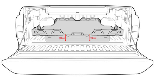 HSP LOAD SLIDE DUAL CAB - MAZDA BT50 GEN 2 2011-2020 (UP & UR)